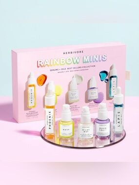 HERBIVORE Rainbow Minis Set Best Sellers Collection Plant-based, Cruelty-free